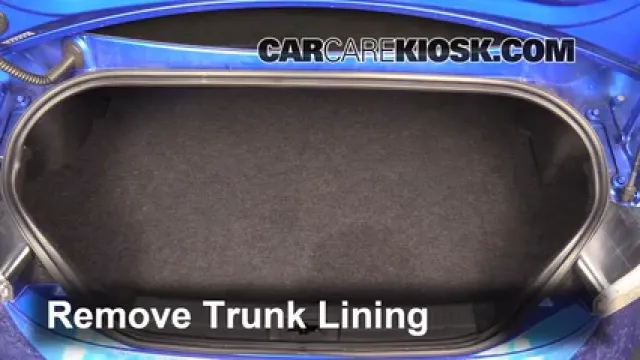 2013 Subaru BRZ Limited 2.0L 4 Cyl. Neumáticos y ruedas Cambiar un neumático pinchado